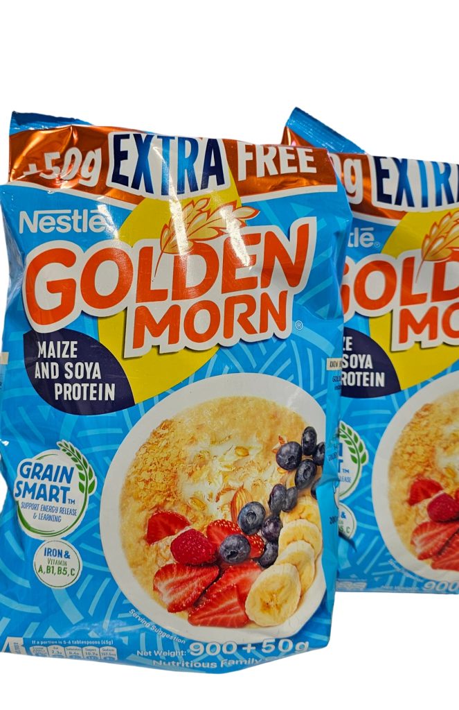 Golden Morn nutritious corn and soya cereal for family breakfast King's Table Produce Calgary