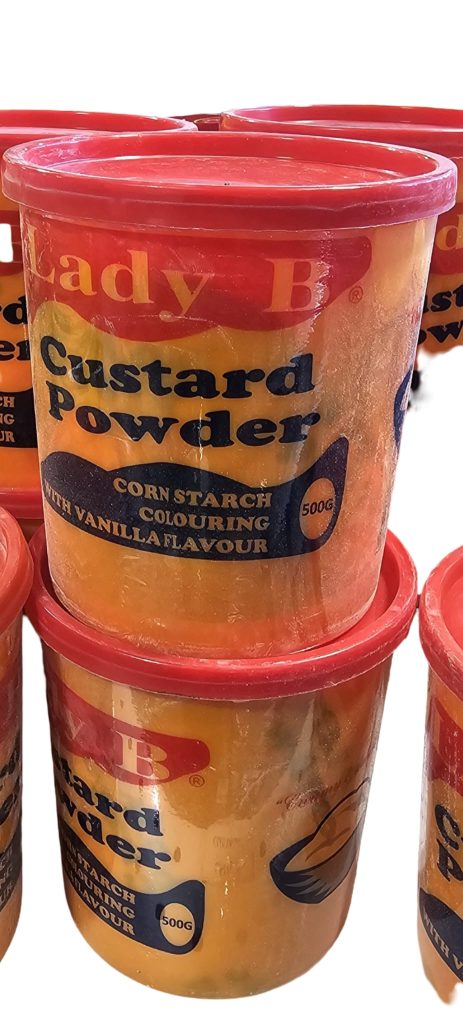 Lady B Custard Powder 500g vanilla flavor for African breakfast King's Table Produce Calgary