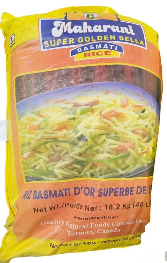 Maharani Basmati Rice premium extra long grain aged bag Kings Table Produce Calgary